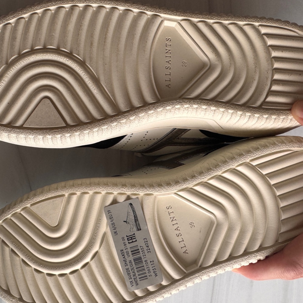 NWT 💫 AllSaints Vix Suede Sneakers - Picture 7 of 9